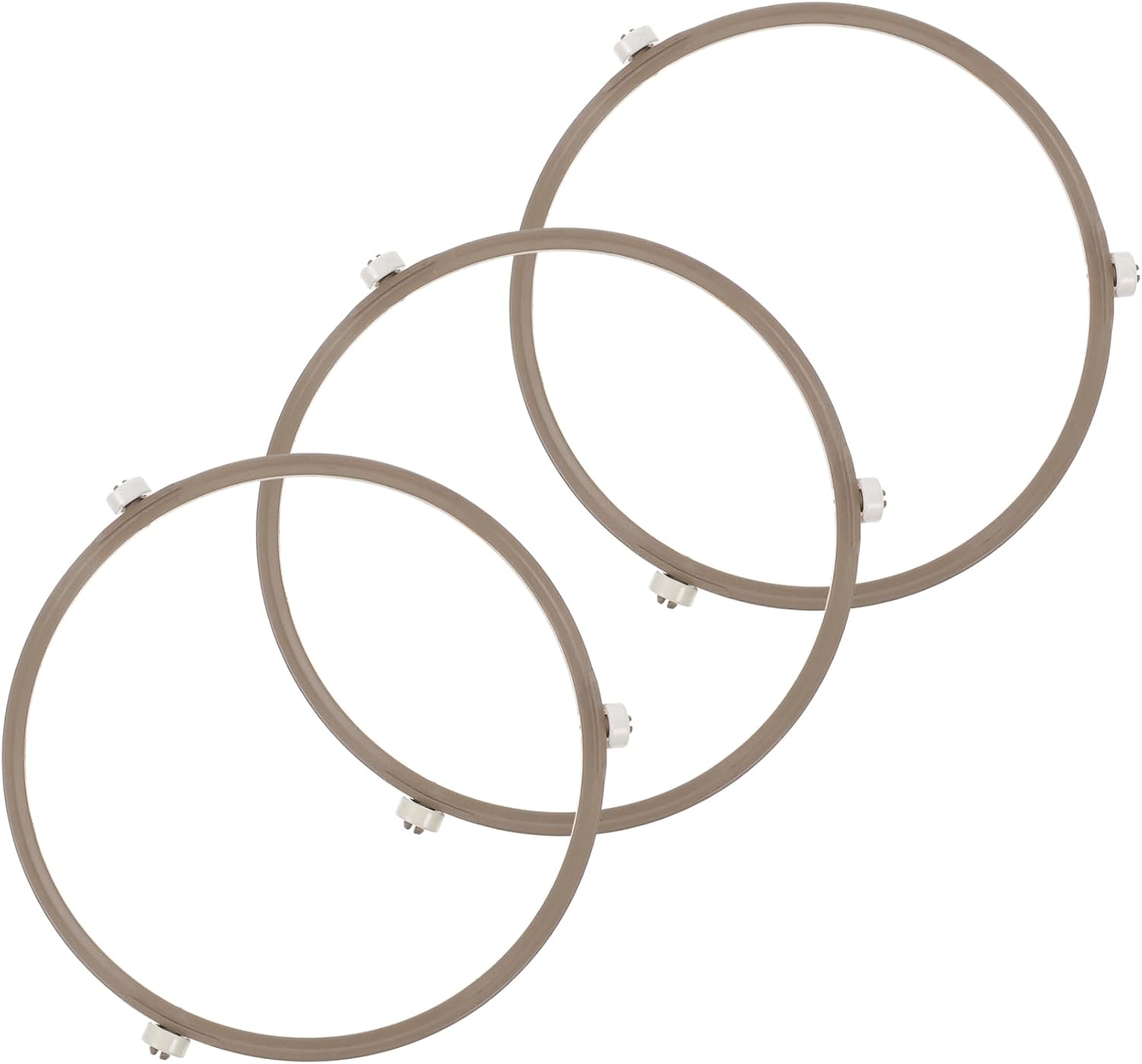 3pcs Microwave Oven Rack Turntable Holder Rotating Tray Plate Easy Replacement Brackets