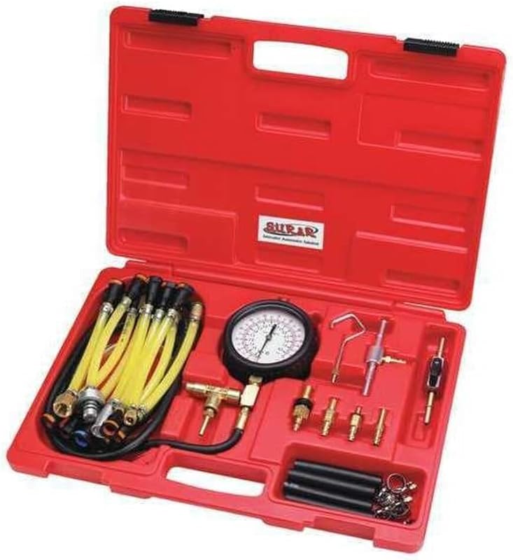 S.U.R. & R. FPT22 Deluxe Fuel Injection Pressure Tester Kit - 30 Piece