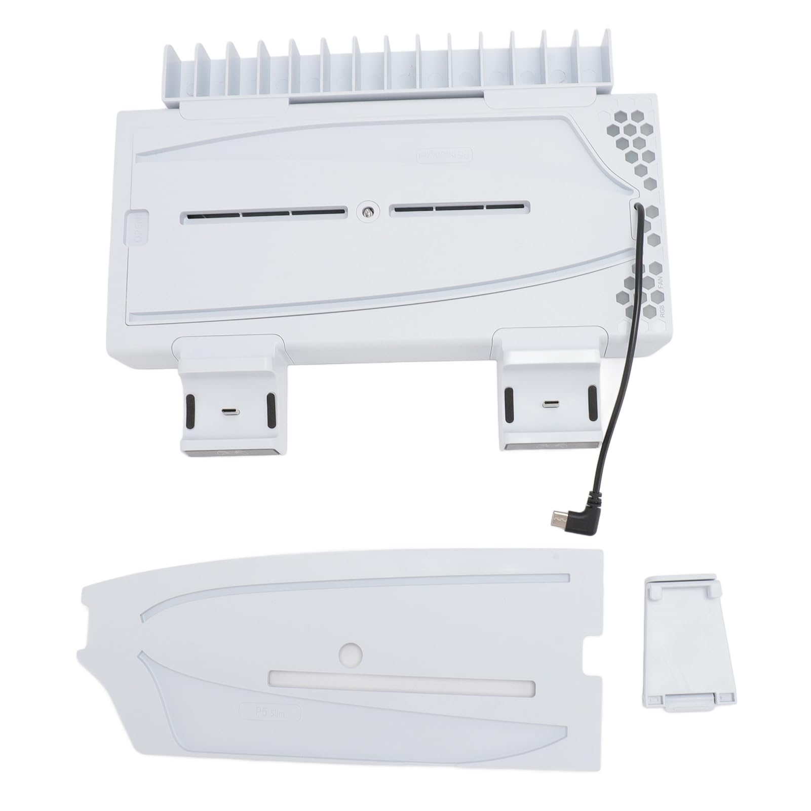 SIXRUN Game Controller RGB Cooling Base, 5000RPM Fan (WHITE)