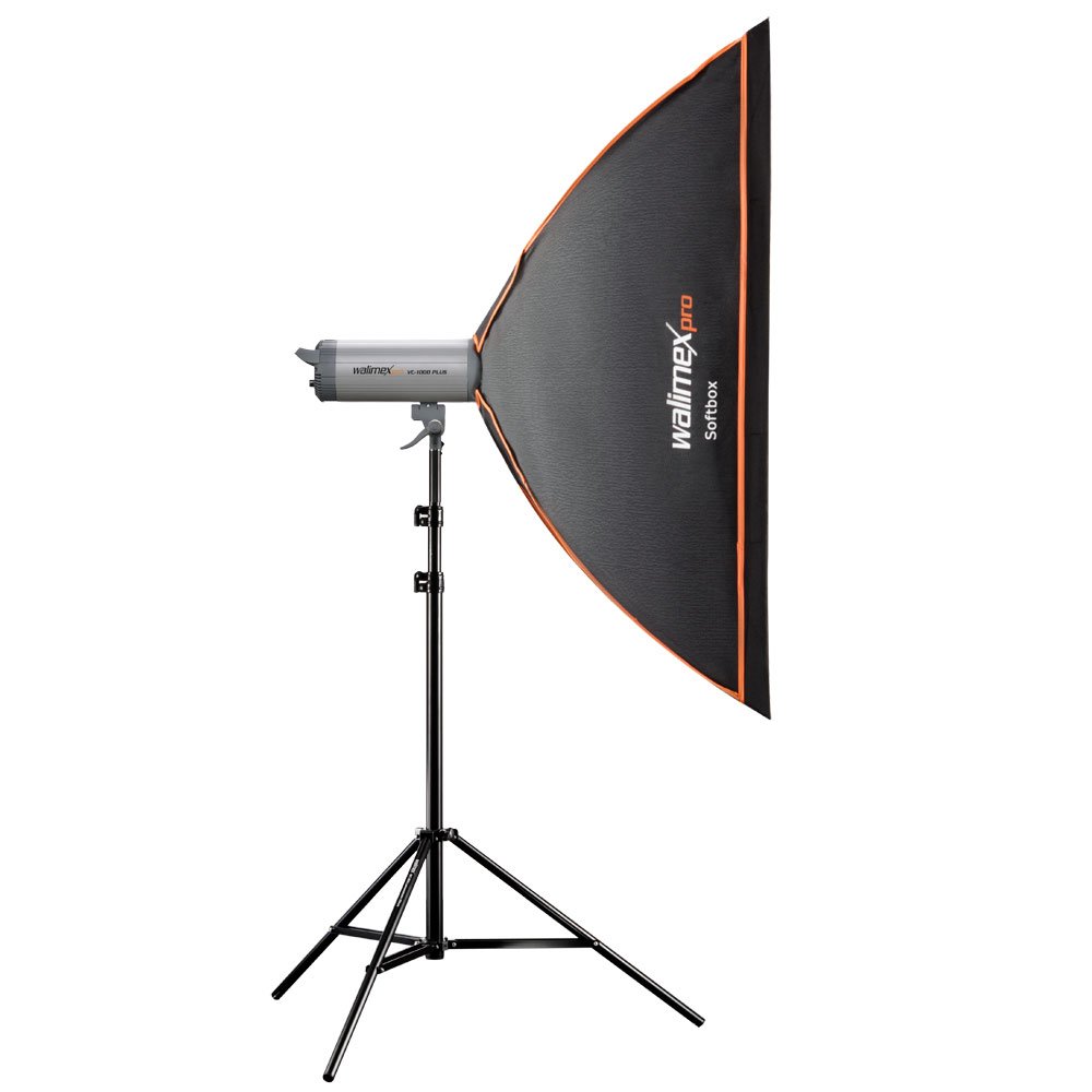 walimex pro 75 x 150 Softbox - pomarańczowa linia