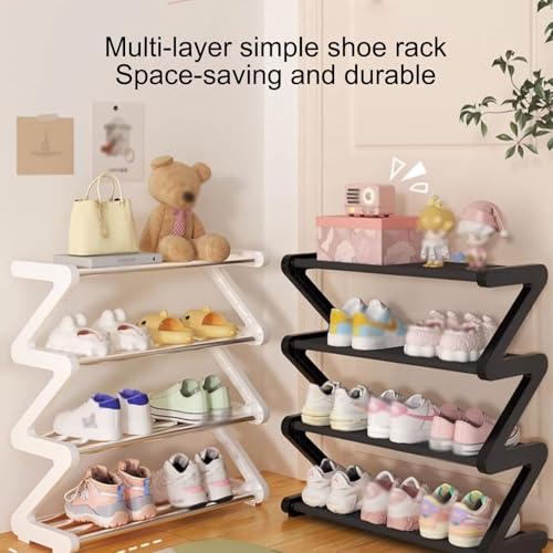 Scarpiera verticale salvaspazio alta e stretta per riporre scarpe nizer per ingresso e soggiorno Soluzione di archiviazione domestica essenziale efficiente scaffale per scarpe Zapatero Torre.