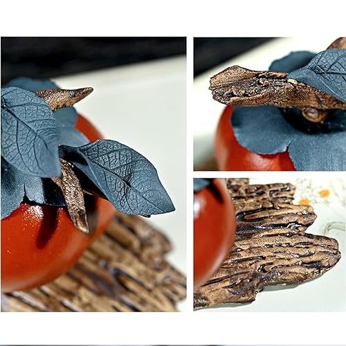 Figuras de té granada y caqui para decorar salones 4