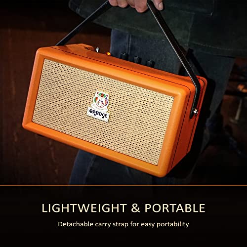 Image of Orange Box - Portable Bluetooth Speaker Delivering Studio Audio Sound, 15M Range, 50W RMS Power, Long Battery Life, iOS & Android Connectivity - Great for Picnics, Festivals, BBQs and Holidays