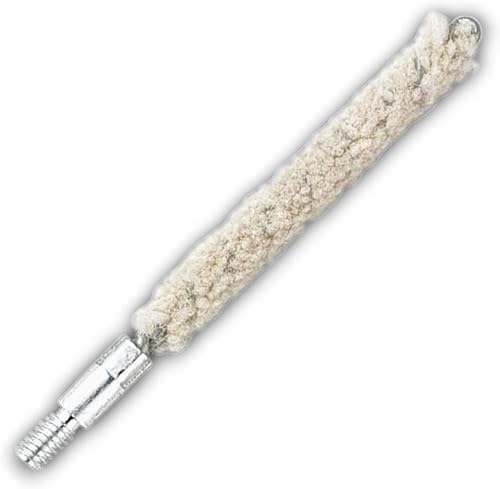 KleenBore .22 /.223 Cal / 5.56mm Bore Mop: Cotton Gun Cleaning Mop with #8-32 Th