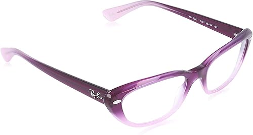 Ray-Ban RX5242 - Marco ovalado para lentes graduados color rosa ópalo degradado violeta 2087in Violeta Faded Opal Pink 53 mm