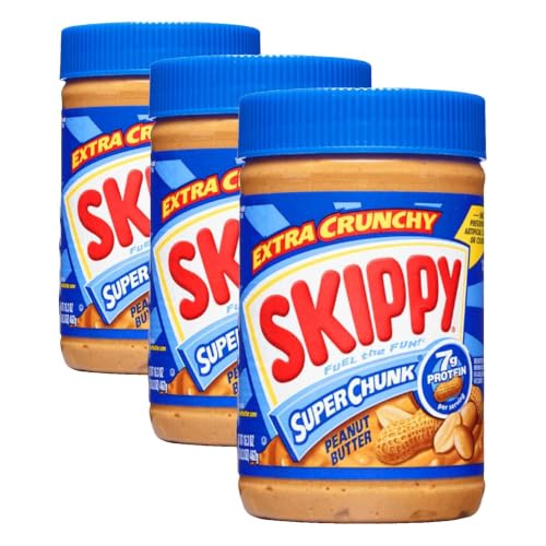 Image of SKIPPY Super Chunk Peanut Butter, 16.3 Ounce (Pack of 3)
