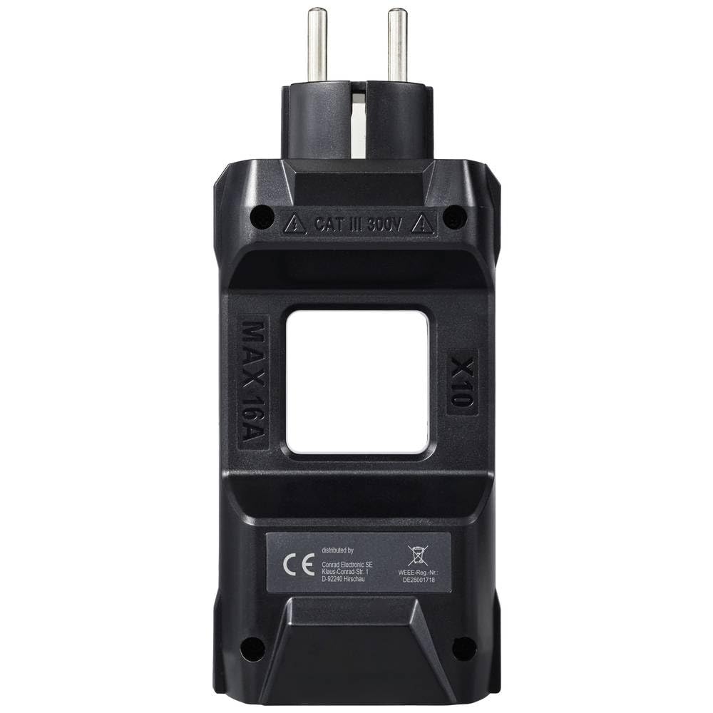 VOLTCRAFT DMA-1LS 16 Messadapter - Dunkelgrau