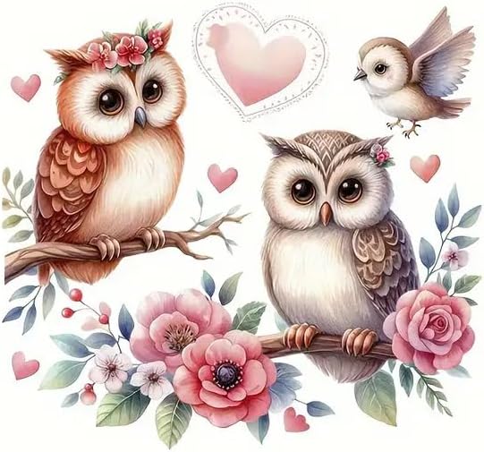 Merry Christmas Owl Heart Bird Toilet Cover Sticker Decals,Spring Flower Leaf Butterfly Waterproof Toilet Lid Tank Seat Decals Cistern Self-Adhesive Bathroom Wall Sticker