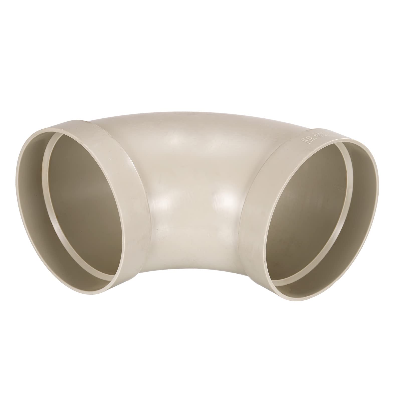 PATIKIL 5" ID Gomito 90 Gradi Condotto Tubo Connettore, Ventilazione Tubo Flessibile Ignifugo Adattatore per Fai da Te Casa Fabbrica Industriale Sfiato Sistemi