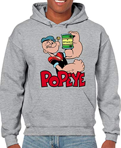 Sudadera de Hombre Popeye Cocoliso Espinacas Brutus 009 M