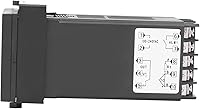 Vista 2 de Controlador de temperatura PID digital REX-C100 Regulador de temperatura del termostato 100-240 V Salida de relé 1500VAC, 14 bits