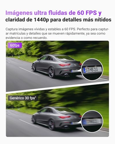 Cámara para coche VANTRUE S1 Pro con kit de cableado ajustable USB-C 4