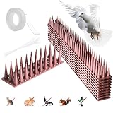 Pic Anti Pigeon, Hillylolly 10 Pièces Pic Anti Oiseaux Plastique, Pique Anti Pigeon Balcon 4.3 M,...
