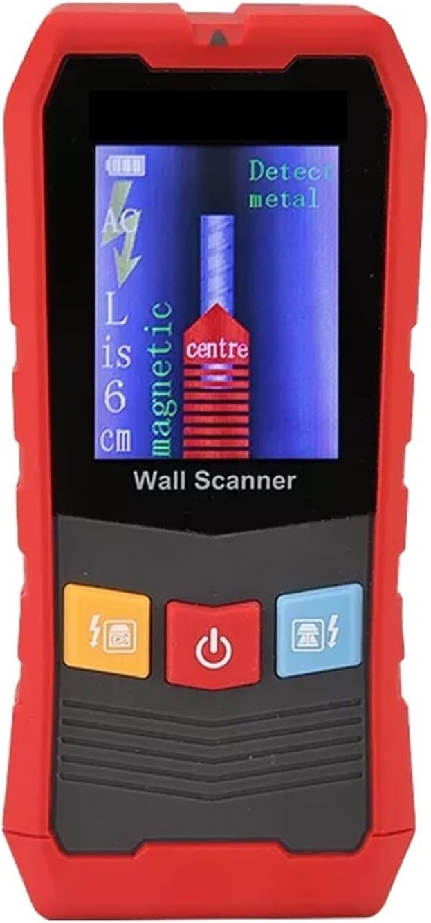 Stud Finder Wall Scanner, Wall Scanners Detection 4 In 1 AC/metal Objects/wood/cable/lithium Battery (387E),stud finder(387e)