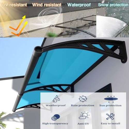 Protection contre la pluie et les UV avec cet auvent extérieur de balcon - 4