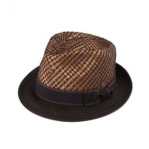 Chapeau trilby homme en paille Dasmarca Copacabana été