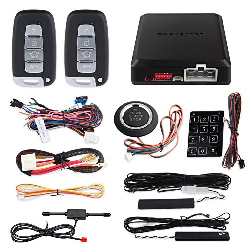 EASYGUARD EC002-K Rolling Code Universal PKE Car Alarm System Auto Start keyless go