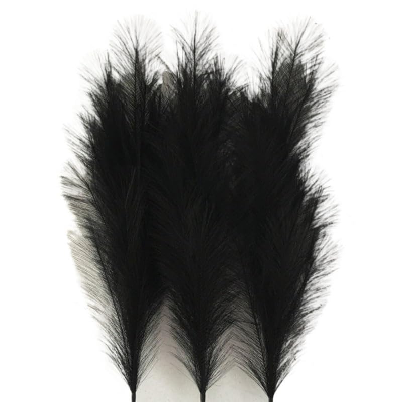 Pampas Grass grande 83 cm ramo artificial para decoración miniatura 4