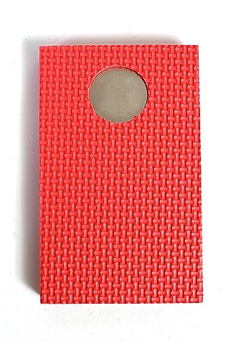 MuzzleMagnet Magnetic Foam Gun Muzzle Rest for Trap, Skeet, Five Stand and Sporting Clays (Red)