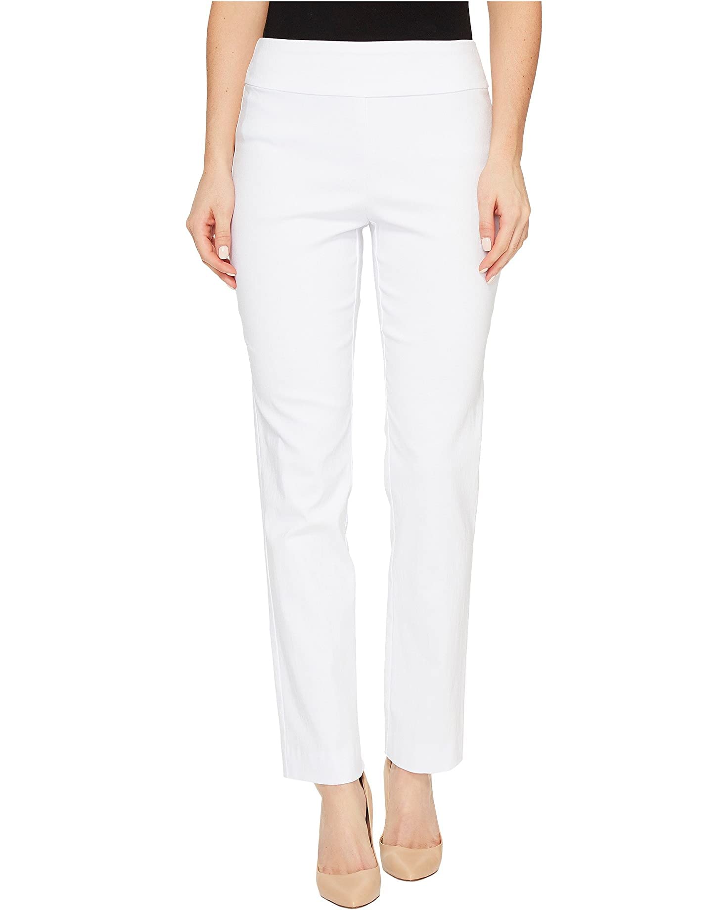 Krazy Larry Pull-On Ankle Pants White 4 28