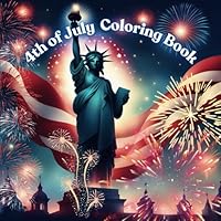 Happy 4th of July Coloring book B0D6LKWB21 Book Cover