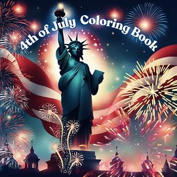 Paperback Happy 4th of July Coloring book