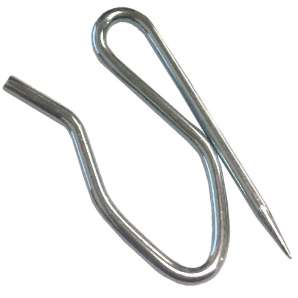 Sew-Select Silver 500 Pin In Curtain Hooks - For French/Pinch/Goblet Pleated Curtains