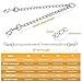 PETTOM Heavy Duty 2 Way Dog Lead Metal Chain Double Pet Clip Leash Coupler 360° Swivel No Tangle Double Dog Walking & Training Leash(S 3.0mm*50cm Double Leash, Silver)