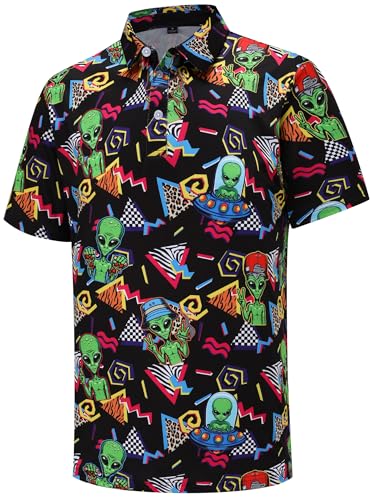 Amazon.com: Mens Golf Polo Shirts Short Sleeve Dry Fit Funny