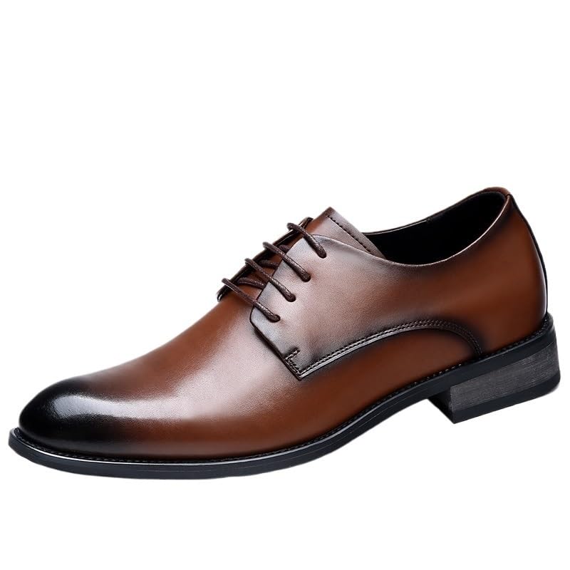 Formal Shoes Dress Oxford for Mens Faux Leather Anti-Slip Slip Resistant Rubber Sole Shoe for Business Office Party Wedding Pointed Toe Prom Fashion Lace Up2