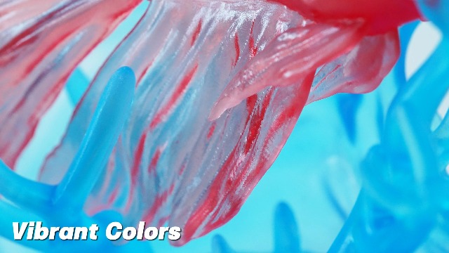 Image of 3D Printer Resin, 16K High Transparent Resin, High Precision & Clear 3D Printing Photopolymer Liquid, 405nm Fast UV-Curing Resin for LCD /DLP /MSLA 3D Printer, Clear Green 1000g