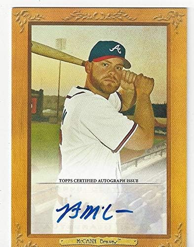 Brian McCann Autographed Serial Numbered #09/20 Topps Certified Autographed Collectible Baseball Card - 2013 Topps Turkey Red Baseball Card #TRA-BM (Atlanta Braves) Free Shipping
