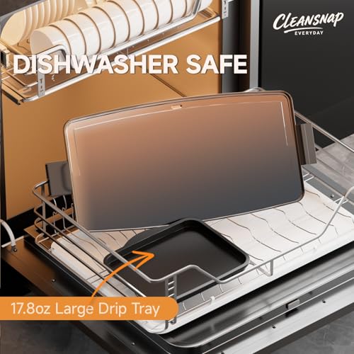Image of Cleansnap Everyday Electric Griddle, Great Gift for Family Feasts - 20 inch Nonstick Grill with Foldable Anti-Mess Shield, Rapid 1700W Heat & PPG Ceramic Coating, Dishwasher Safe, Twilight Purple