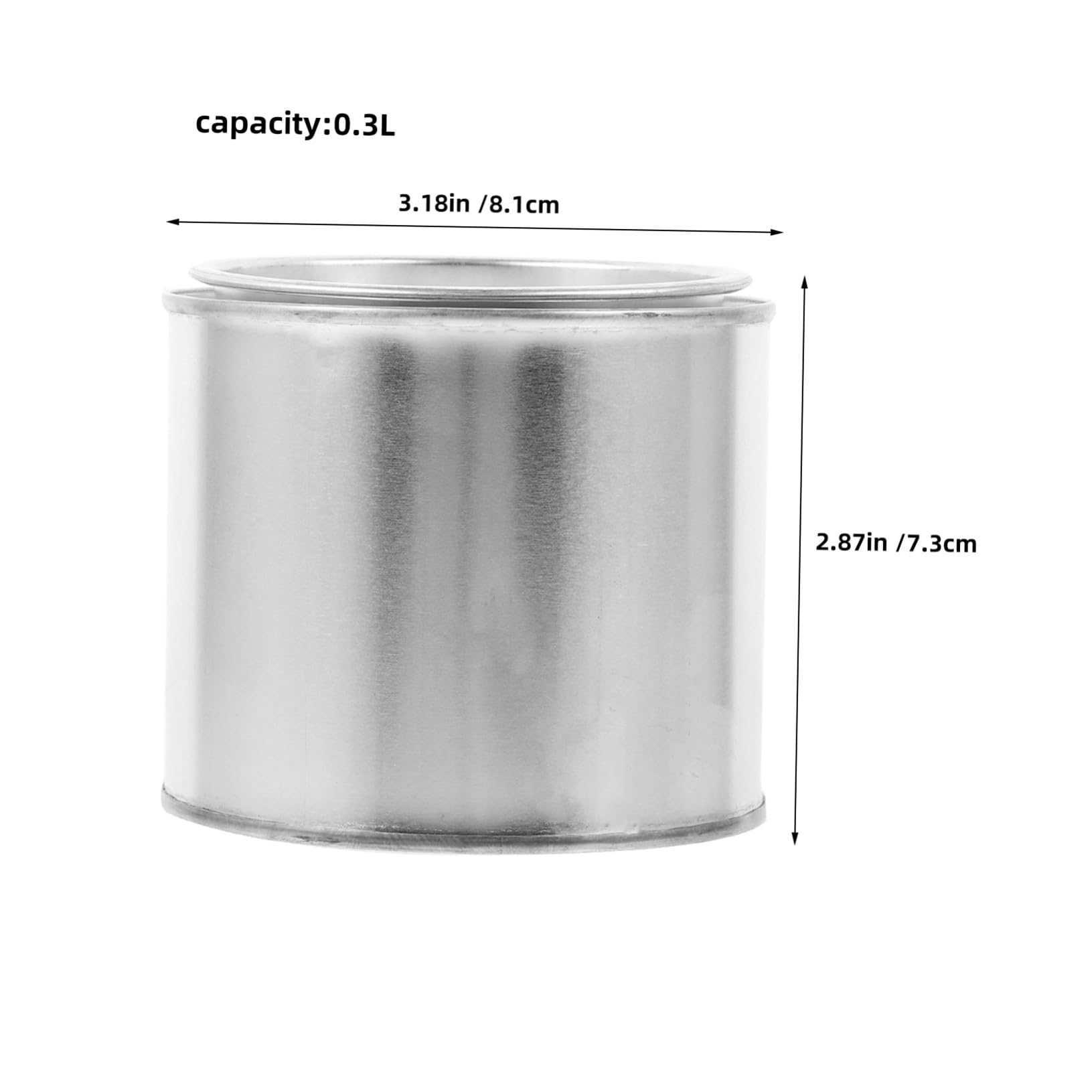 LALAFINA 10 Latas De Pintura Vacías Latas De Metal para Almacenamiento Contenedor Ahorrador Vacías con