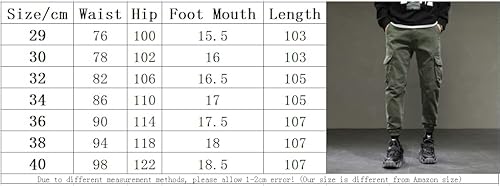 KENID Calça cargo masculina casual de algodão com 6 bolsos reta ao ar livre caminhada Ripstop Beam F