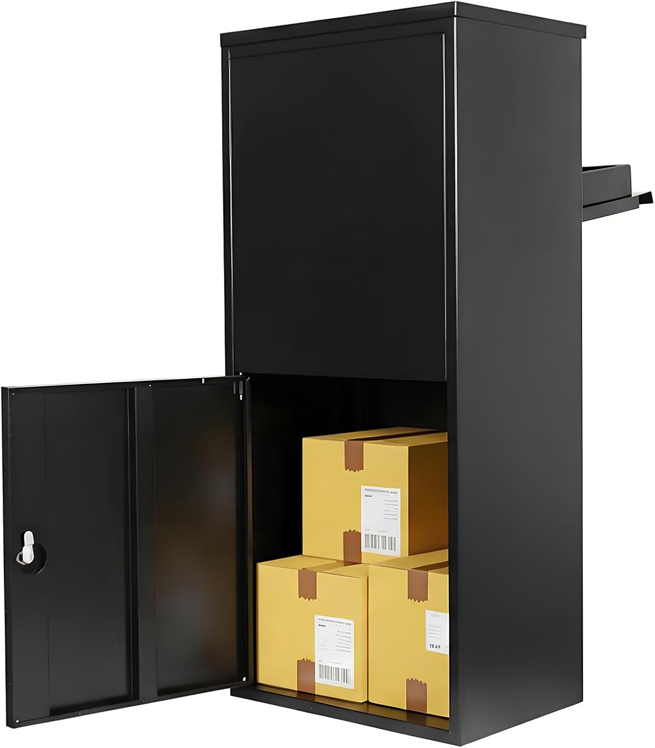 Parcel Drop Boxes Lockable Package Delivery Boxes For Outside Large Capacity Package Storage Container Weather Proof for House Porch Curbside