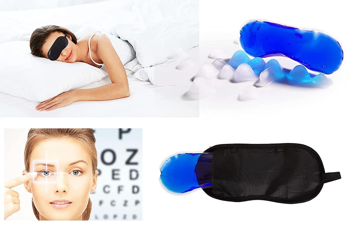 ToYooZe : Eye Mask Cooling Gel Eye Cooling Gel Pads Ice Gel Mask Cooling Eyes Ice Eye Mask Pain Relief, Redness,Eye Gel For Dark Circles Eye Patches Suitable for All Family Members 4