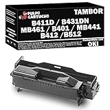 Valido para las impresoras OKI OKI B 401 D / OKI B 401 DN / OKI B 411 D / OKI B 411 DN / OKI B 412 DN / OKI B 431 D / OKI B 431 DN / OKI B 431 DN plus / OKI B 432 DN / OKI B 512 DN / OKI MB 441 / OKI MB 450 Series / OKI MB 451 / OKI MB 451 dn / OKI MB 451 dnw / OKI MB 451 w / OKI MB 461 / OKI MB 471 / OKI MB 471 w / OKI MB 472 dnw / OKI MB 491 / OKI MB 491 Plus / OKI MB 491 Plus LP / OKI MB 492 dn / OKI MB 562 dnw