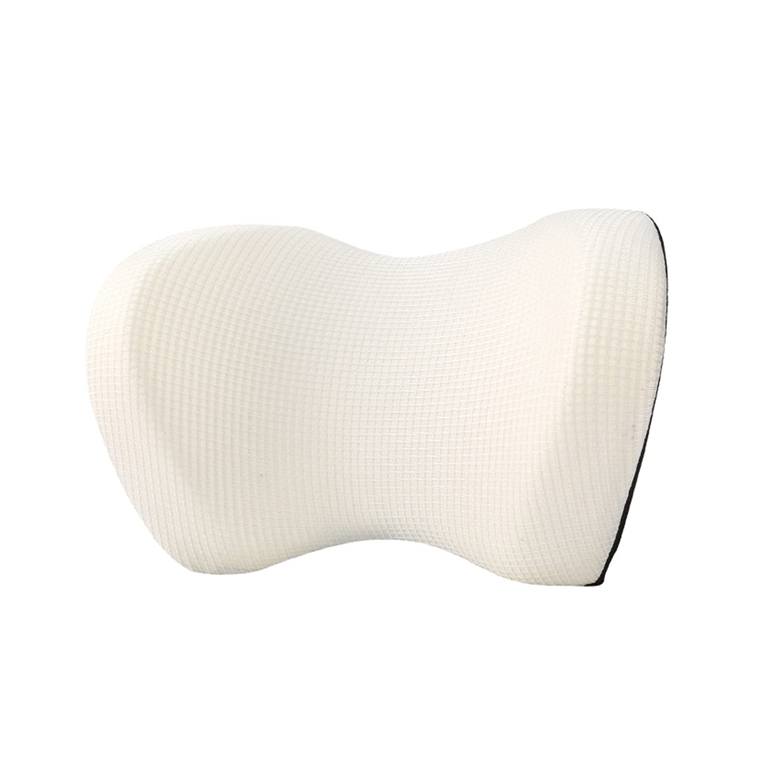 Almohada para el reposacabezas del Cuello del automóvil Almohada de Soporte para la Cabeza del Cuello del Asiento automático de Seda de Hielo Apto para Viajes en automóvil Dormir Espuma de Memoria A