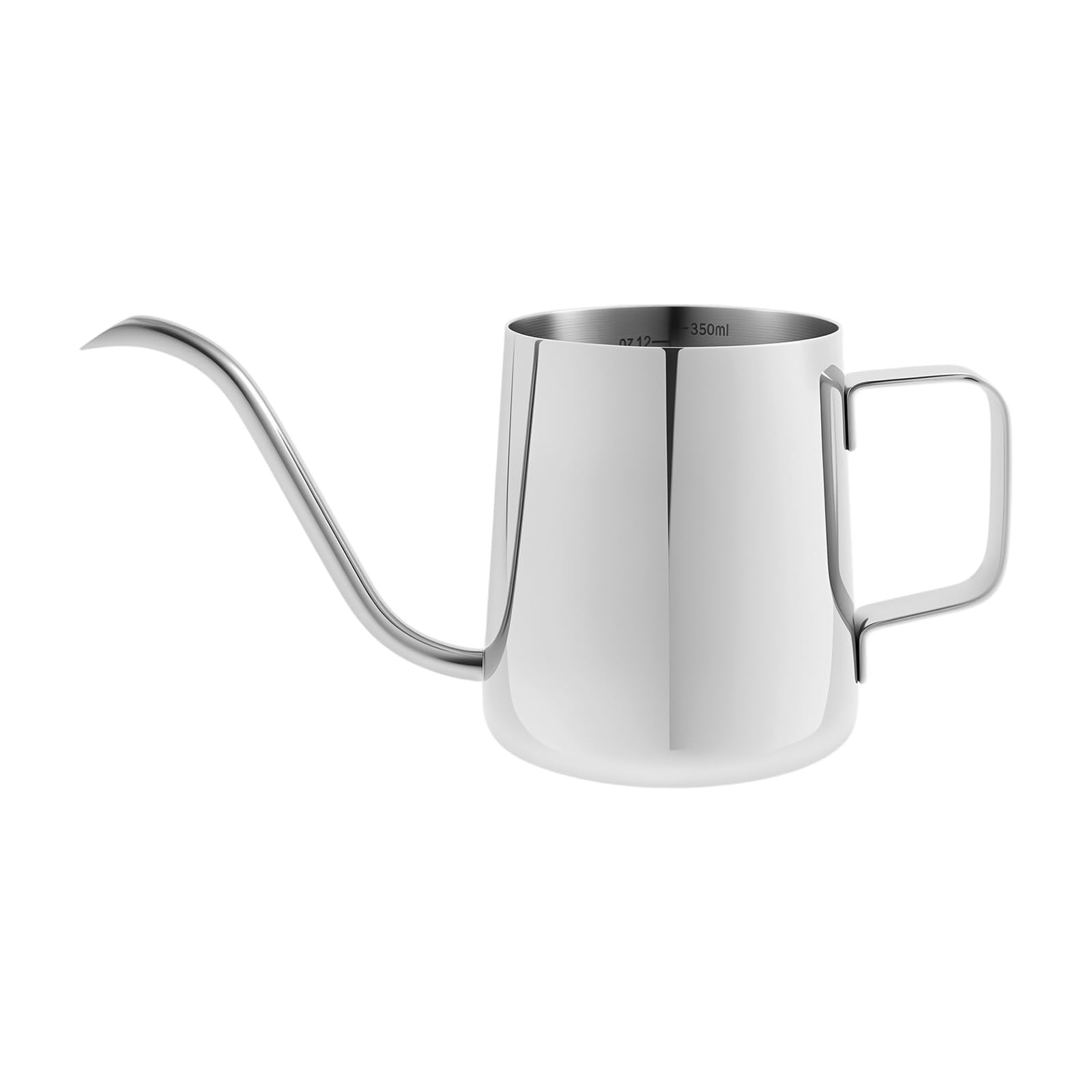 350ML Metal Watering Pots, Stainless Steel Indoor Watering Can with Long Spout Ergonomic Can