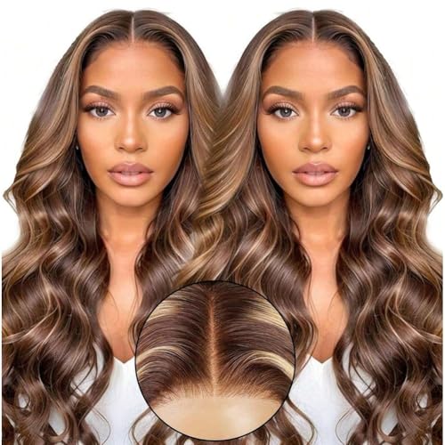 Wavymy Highlight Wear Go Glueless �E�B�b�O �l�� �v���J�b�g 4/27 �I���u�� ���[�X �t�����g�E�B�b�O �l�� �v���E�ݎ��ꂽ�{�f�B �E�F�[�u �n�j�[ �u�����h �l�� �E�B�b�O �����p ���S�� 180% ���x