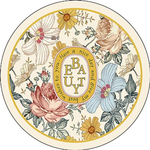 Retro American Dining Table Insulated Pot mat Oil Painting Round Small Table mat no-wash Waterproof and oilproof Bowl mat Plate mat Water Cup