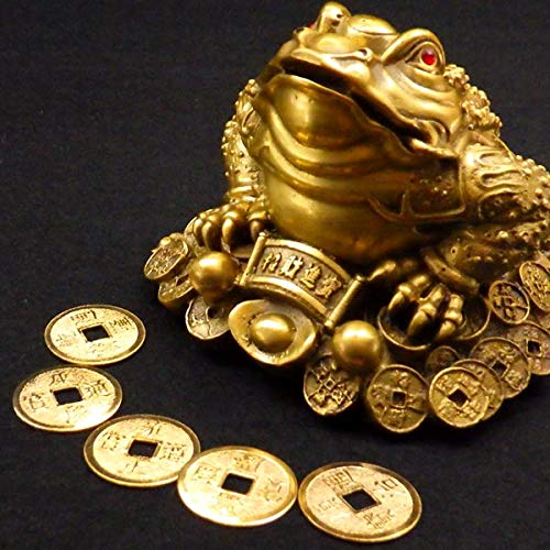 Amazon.co.jp: 銅製 「金彩風水五帝古銭（小）5枚組」 : ホーム＆キッチン
