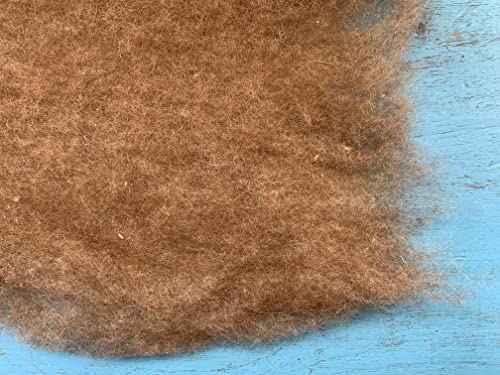 Carded Wool Batts - Core Wool (200G, Brown) #TOP1
