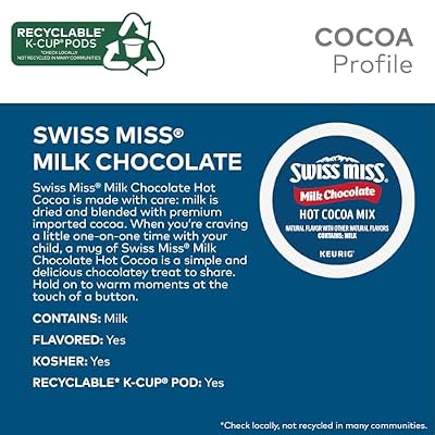 Swiss Miss Milk Chocolate Hot Cocoa Keurig Single-Serve K Cup Pods, 28 Count