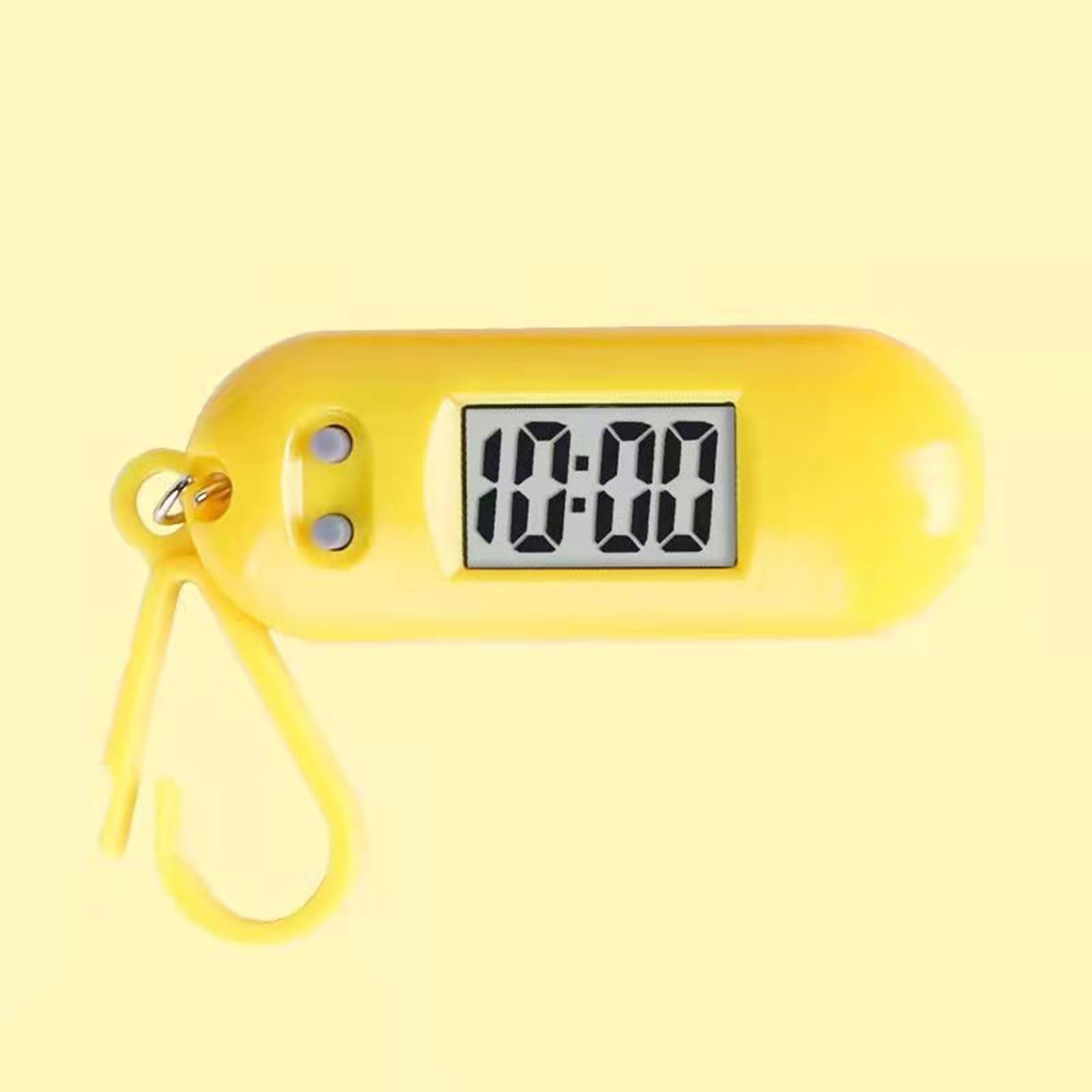 Reloj de bolsillo con llavero digital LED portátil en miniatura para estudiantes y niños, ligero, con colgante de mochila