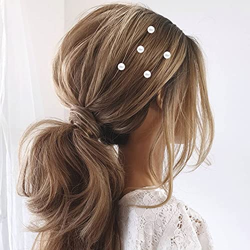 Épingles à cheveux spirale pour fixer les chignons sans douleur avec perles et strass - 3