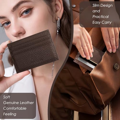 Image of M-Plateau Super Slim Genuine Leather Credit Card Wallet