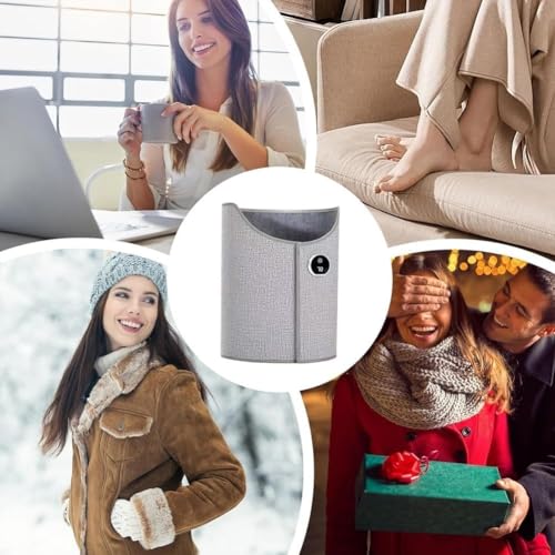 Calefactor Eléctrico Portátil con Manta y 5 Niveles de Calor miniatura 7
