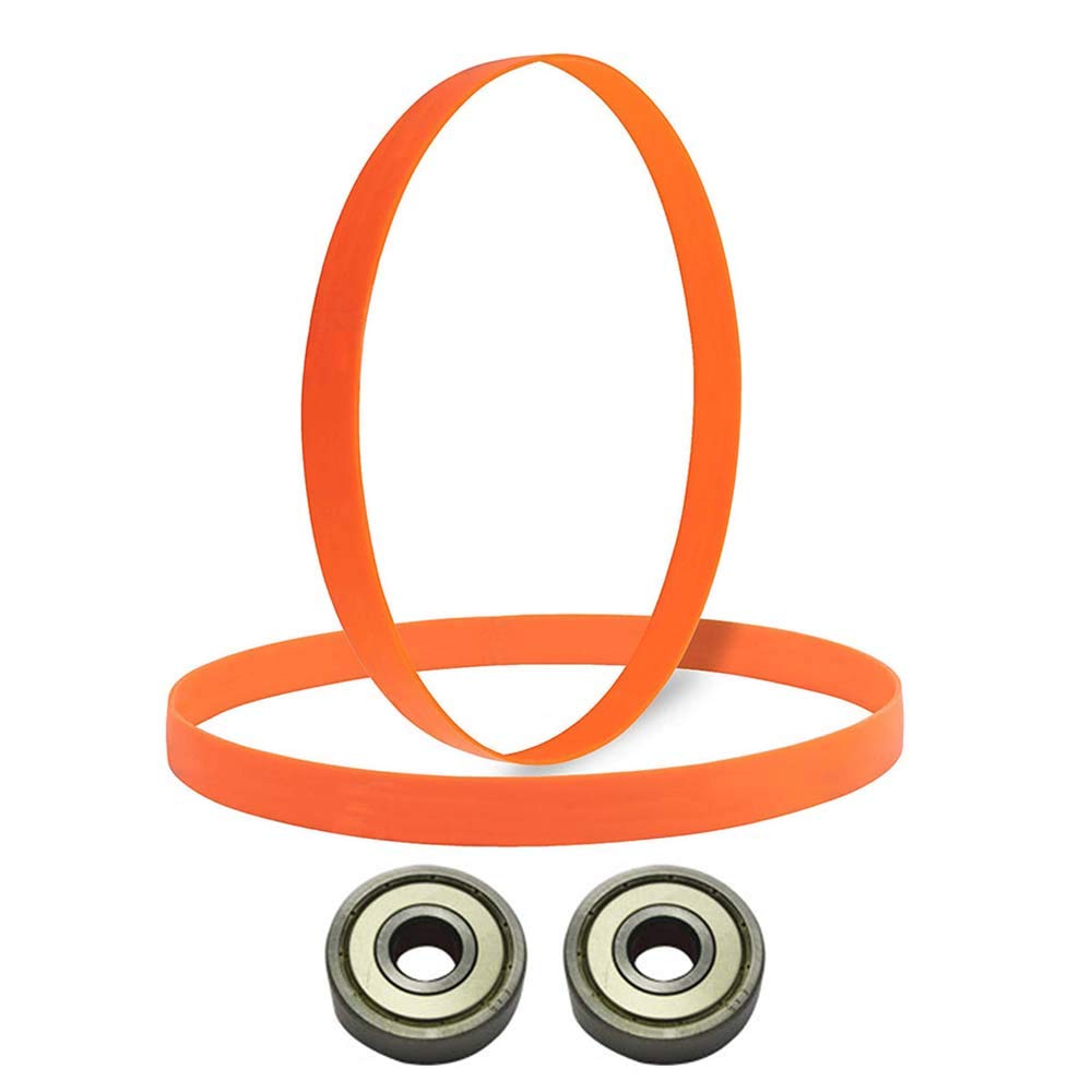 Big Horn 14338-KIT Band Saw Replacement Tire for 14 Inch Wheel with Ball Bearing 6202ZZ (2pcs each) – Tire Replaces Delta 905145, 426020940003S & 426020940003